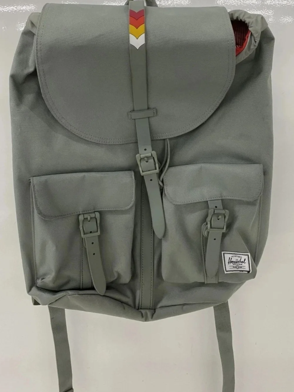 Herschel Supply Company Olive Green Dawson Canvas Backpack New w/o Tags.